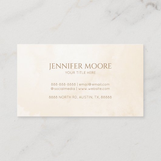 Moderne elegante Champagne Flute Brillen Custom Visitenkarte (Rückseite)