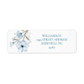 Moderne Elegante Chic Dusty Blue Wedding (Vorne)