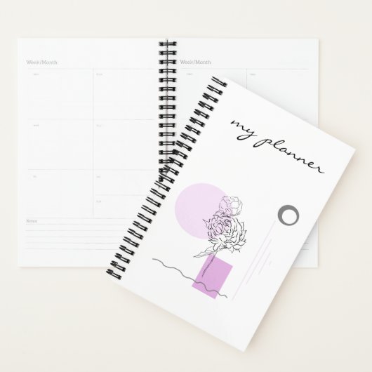 Moderne Elegante Chic Einfache Abstrakte Geometrie Planer (Anzeige)