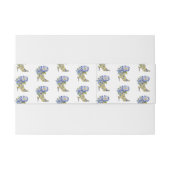 Moderne elegante Chinoiserie Al Pentolino Einladungsbanderole (Rückseitenbeispiel)