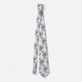 Moderne elegante Chinoiserie Al Pentolino Krawatte (Rückseite)
