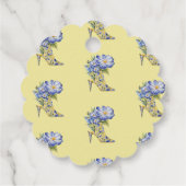 Moderne Elegante Chinoiserie Rodelbahn mit Aussich Geschenkanhänger (Rückseite)