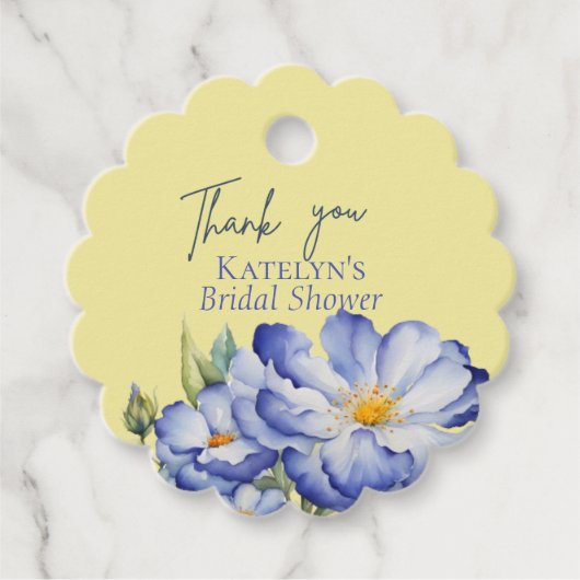 Moderne Elegante Chinoiserie Rodelbahn mit Aussich Geschenkanhänger (Vorderseite)