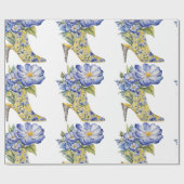 Moderne Elegante Chinoiserie Rodelbahn mit Aussich Geschenkpapier (Flach)