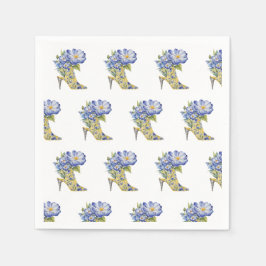 Moderne Elegante Chinoiserie Rodelbahn mit Aussich Serviette