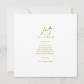 Moderne Elegante Collage 8 Fotos Weihnachten (Rückseite)