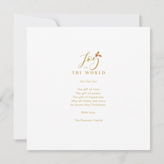 Moderne Elegante Collage 8 Fotos Weihnachten (Rückseite)