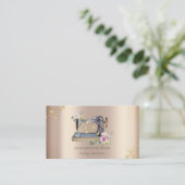 Moderne elegante Coole Sparkle-Nähmaschine Visitenkarte (Stehend Vorderseite)