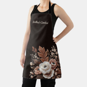 Moderne elegante Country Western - Floral Schürze