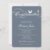 Moderne elegante Cross-Bestätigung Einladung (Vorderseite)