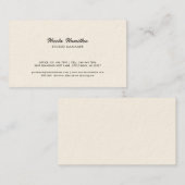 Moderne Elegante Custom Visitenkarte (Vorne/Hinten)