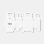 Moderne elegante Dankeskarte für das Probeessen Geschenkschachtel (Ungefaltet)