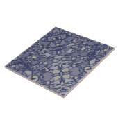 Moderne Elegante Dark Blue Terrazzo Fliese (Seite)
