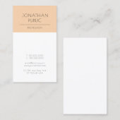 Moderne Elegante Design Schlicht trendy Luxus Visitenkarte (Vorne/Hinten)