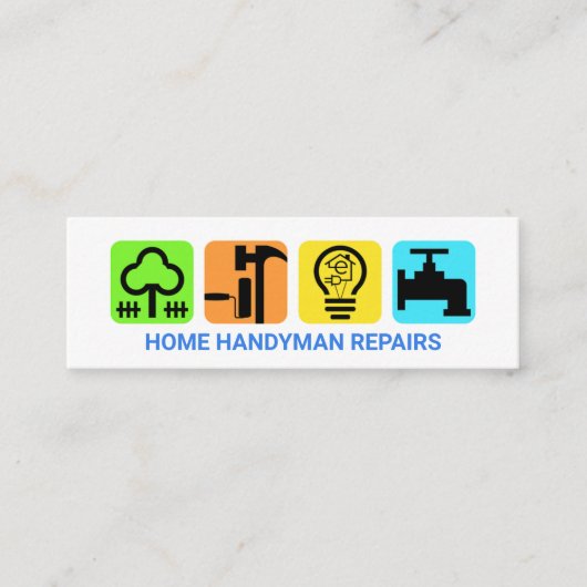 Moderne elegante Dienststelle des AN Mini Visitenkarte (Vorderseite)