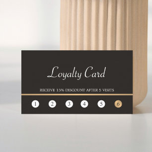 Moderne elegante dunkle Imitat-Goldlinie Treuekarte