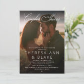 Moderne elegante Dusche einfach Einladung (Stehend Vorderseite)