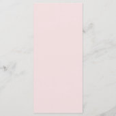 Moderne elegante Dusty Rose Hydrangea Wedding Menükarte (Rückseite)