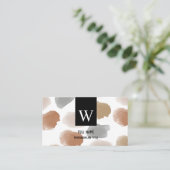 Moderne Elegante Earth Tones Wasserfarbe Beruflich Visitenkarte (Stehend Vorderseite)