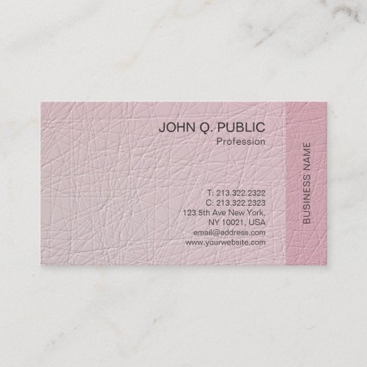 Moderne, elegante, einfache Berufliche Vorlage Visitenkarte (Vorderseite)