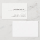 Moderne, elegante, einfache Berufliche Vorlage Visitenkarte (Vorne/Hinten)