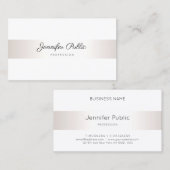 Moderne, elegante, einfache Berufliche Vorlage Visitenkarte (Vorne/Hinten)