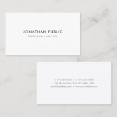 Moderne, elegante, einfache Berufliche Vorlage Visitenkarte (Vorne/Hinten)