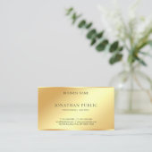 Moderne, elegante, einfache Designvorlage Beruflic Visitenkarte (Stehend Vorderseite)