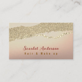 Moderne, elegante, einfache Glitterie Visitenkarte