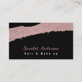 Moderne, elegante, einfache Glitterie Visitenkarte