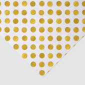 Moderne elegante, einfache, klassische weiße Goldp Seidenpapier (Detail)