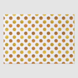 Moderne elegante, einfache, klassische weiße Goldp Seidenpapier
