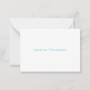 Moderne Elegante Einfache Professionelle Name Mitteilungskarte