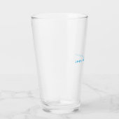 Moderne elegante einfache professionelle Namen Glas (Rechts)