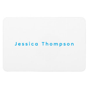 Moderne elegante einfache professionelle Namen Magnet