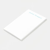 Moderne elegante einfache professionelle Namen Post-it Klebezettel (angewinkelt)