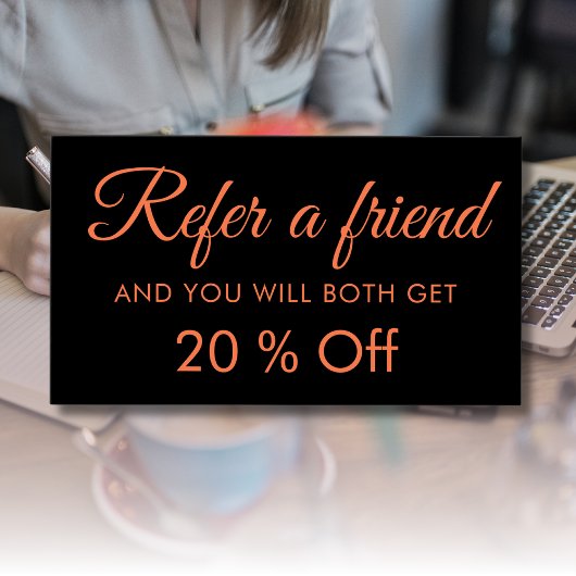 Moderne elegante, einfache Schwarze Korallen-Karte