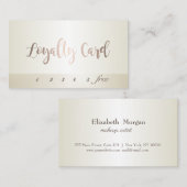 Moderne Elegante Einfache Treuekarte (Vorne/Hinten)