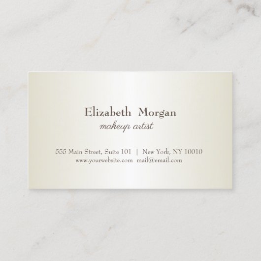 Moderne Elegante Einfache Treuekarte (Rückseite)