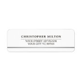 Moderne, elegante, einfache, weiße Imitate - Silbe (Vorne)