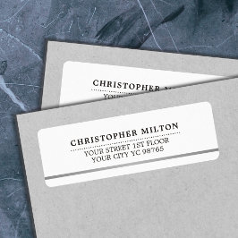 Moderne, elegante, einfache, weiße Imitate - Silbe