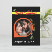 Moderne, elegante Einladung zu benutzerdefinierten (Stehend Vorderseite)