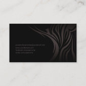 Moderne elegante einzigartige visitenkarte (Rückseite)