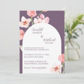 Moderne Elegante Erde Einladung (Stehend Vorderseite)