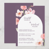 Moderne Elegante Erde Einladung (Vorne/Hinten)