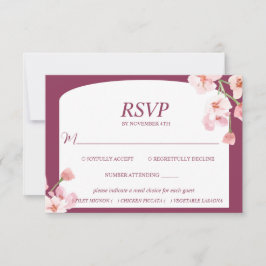 Moderne Elegante Erde RSVP Karte
