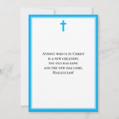 Moderne elegante Erwachsenenbildung Einladung (Rückseite)