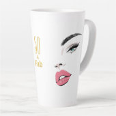 Moderne Elegante Eyes Lipno Milchtasse (Rechte Ecke)