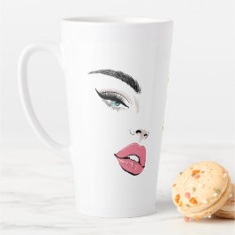 Moderne Elegante Eyes Lipno Milchtasse