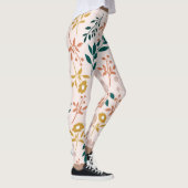Moderne Elegante Farben Stilvoll floral Leggings (Rechts)